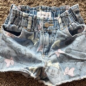 GAP Kids Denim Shorts with Disney Print